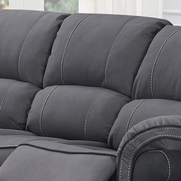 Kingston fusion grey fabric Sofa 3 Seat Low Prices & Free Delivery