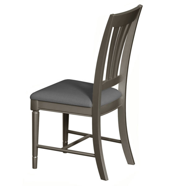 Kirkby Pewter Grey Dining Chair | Fully Assembled