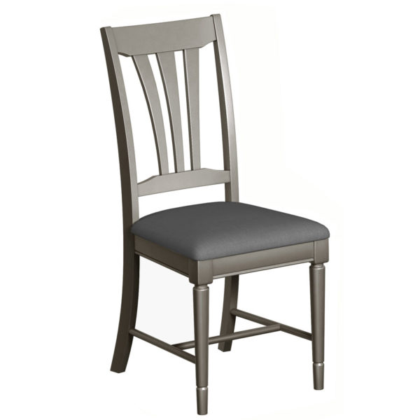 Kirkby Pewter Grey Dining Chair | Fully Assembled