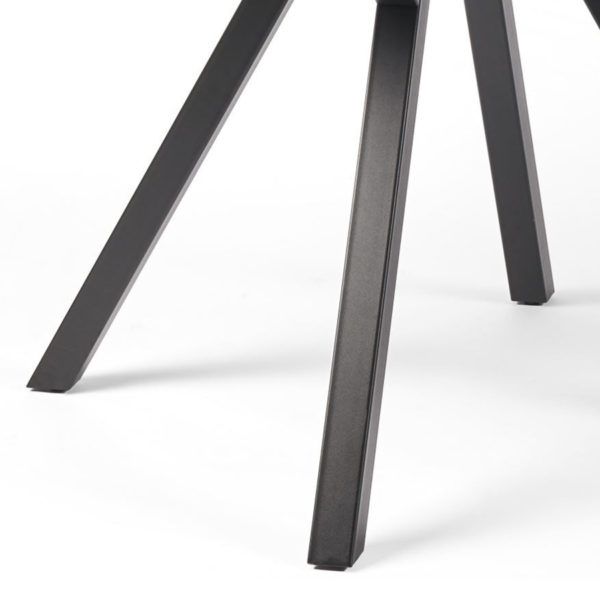 Patterdale Modern Concrete Effect Round Dining Table | Grey