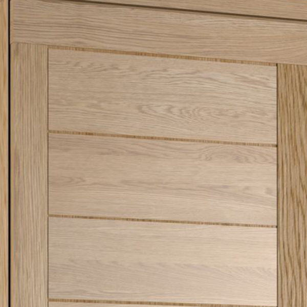 Industrial Oak Double Wardrobe | Natural Oil Finish