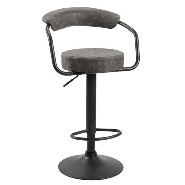 Hanna Kitchen Bar Stool | Grey | 61 - 84cm