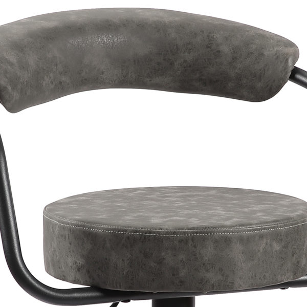 Hanna Kitchen Bar Stool | Grey | 61 - 84cm