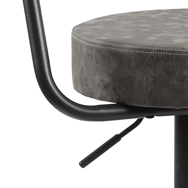 Hanna Kitchen Bar Stool | Grey | 61 - 84cm