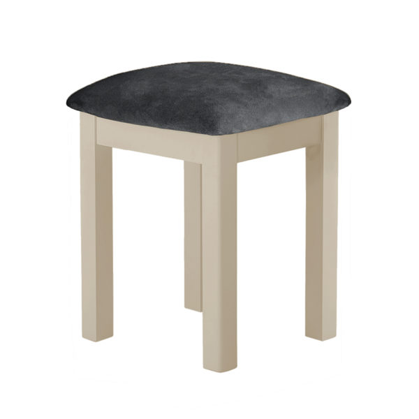 Tynedale Pebble Stool For Dressing Table | Grey