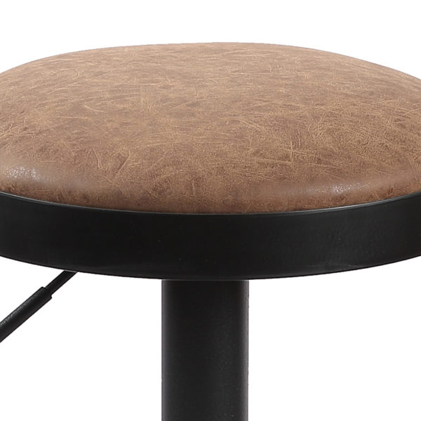 Remi Kitchen Bar Stool | Brown | 60 - 81cm