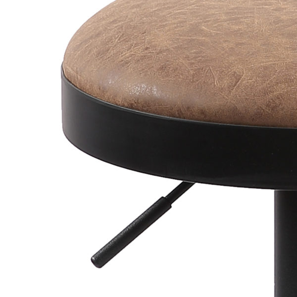 Remi Kitchen Bar Stool | Brown | 60 - 81cm