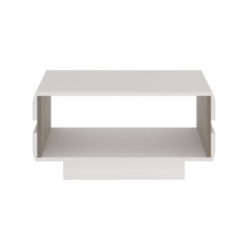 Chelsea White Small Designer Coffee Table | Oak Finish