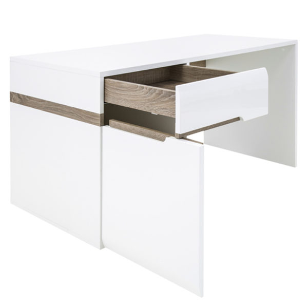 Chelsea White Desk/Dressing Table | Self Assembly