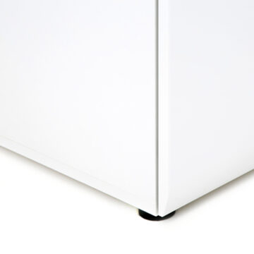 Chelsea White 2 Drawer Bedside Cabinet