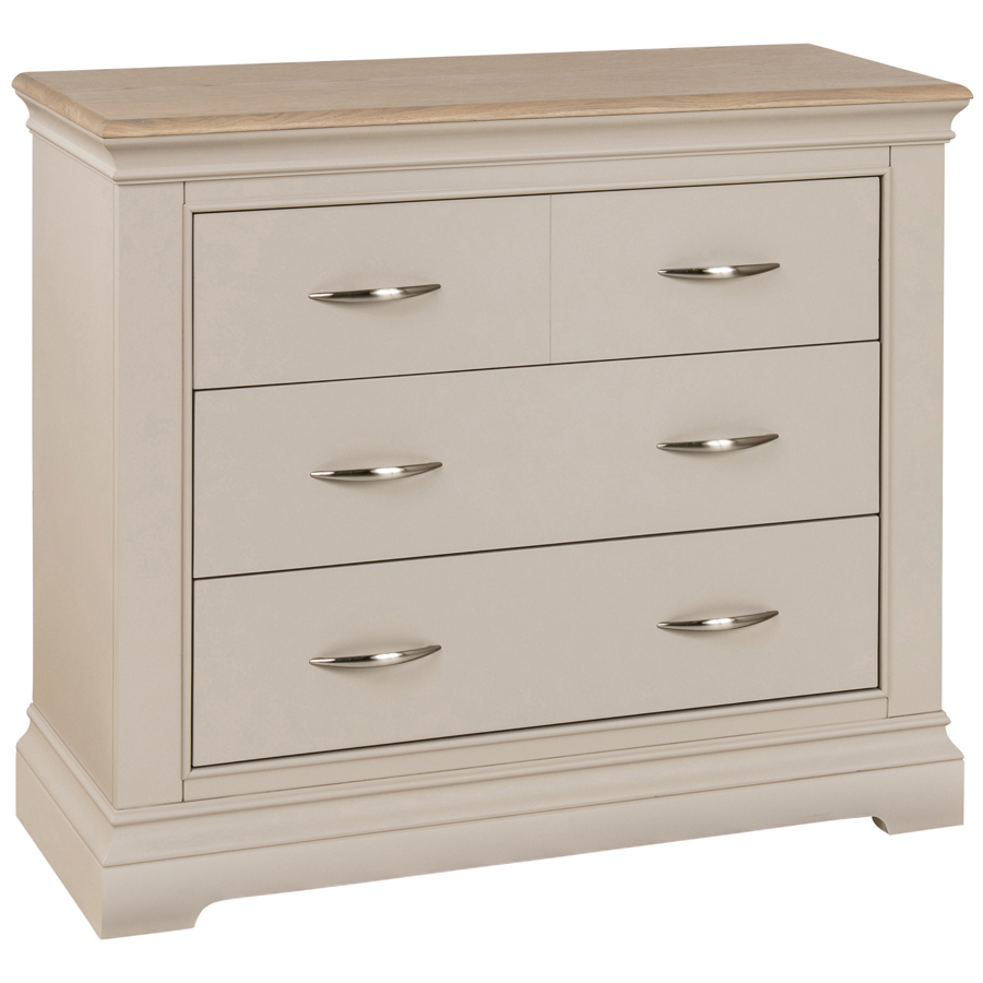 Cream chest of drawers ready assembled online