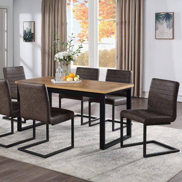 Panama Oak Dining Chair | Grey | Fully Assembled