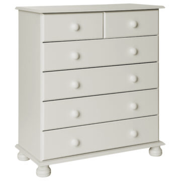 Wardley White 2+4 Drawer Chest