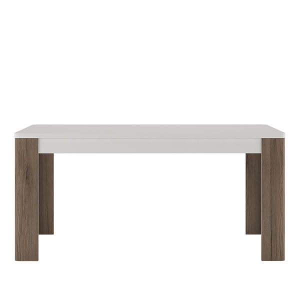 Signature White 160cm Dining Table | Self Assembly
