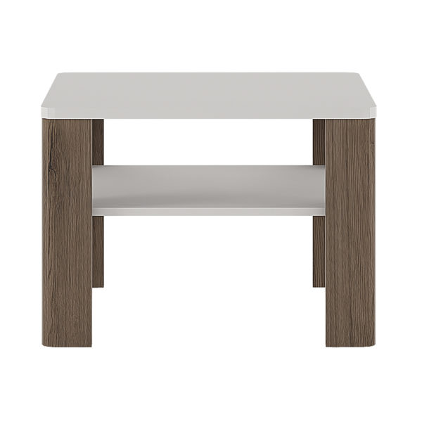 Signature White Coffee Table with Shelf | Self Assembly