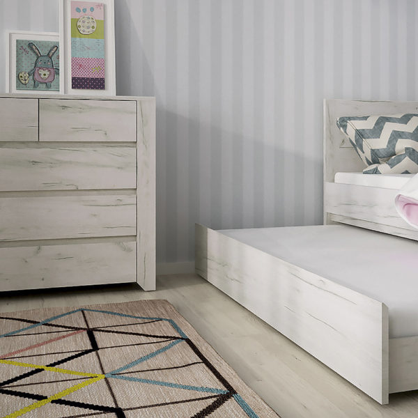 Fiji White Oak 2+3 Chest of Drawers | Self Assembly