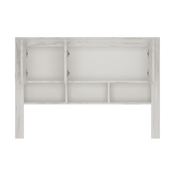 Fiji White Oak Top Unit for Desk | Self Assembly
