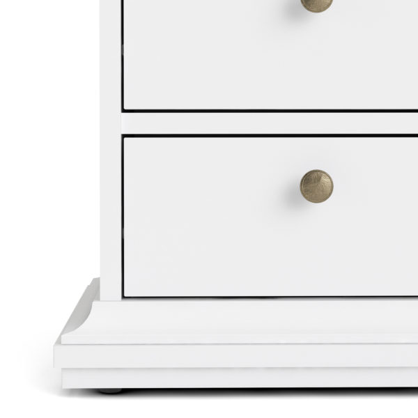 Condo Bedside 2 Drawers | White | Self Assembly