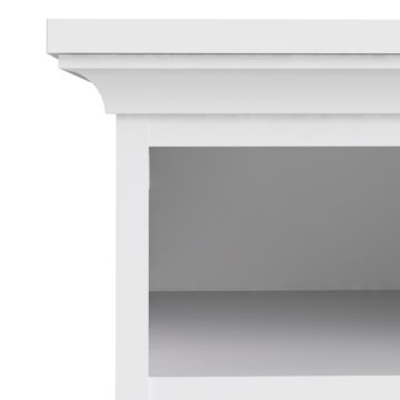 Condo White 2 Drawer Bedside