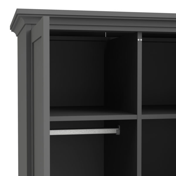 Condo Wardrobe with 2 Doors | Matt Grey