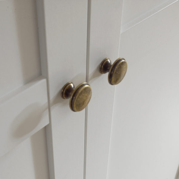 Condo Wardrobe with 3 Doors | White