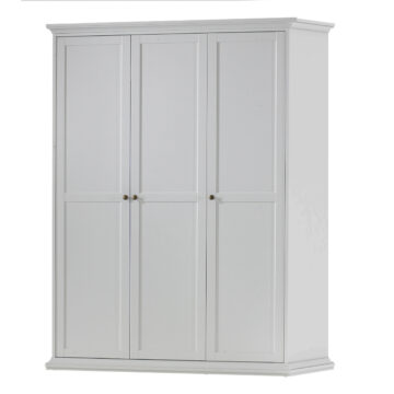 Condo Wardrobe with 3 Doors | White