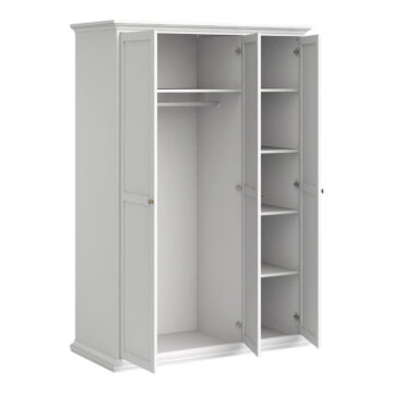 Condo Wardrobe with 3 Doors | White
