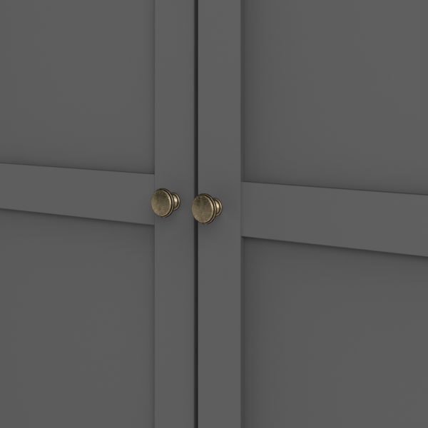 Condo Wardrobe with 3 Doors | Matt Grey