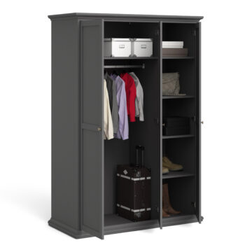 Condo Matt Grey 3 Door Wardrobe