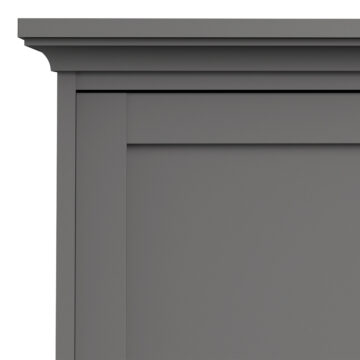 Condo Matt Grey 3 Door Wardrobe