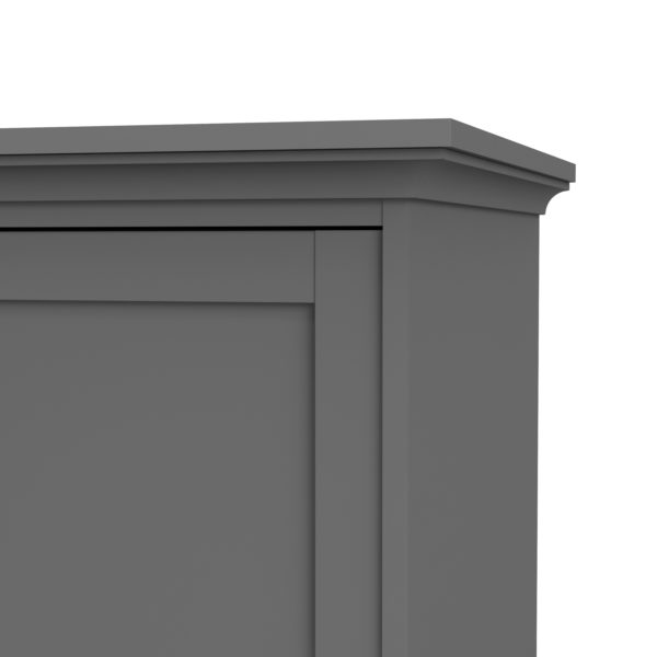 Condo Wardrobe with 4 Doors & 2 Drawers | Matt Grey