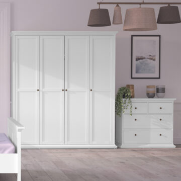 Condo Chest of 4 Drawers in White