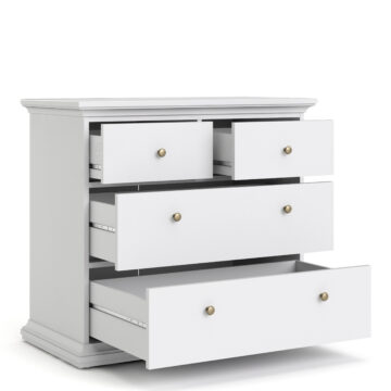 Condo Chest of 4 Drawers in White