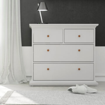 Condo Chest of 4 Drawers in White