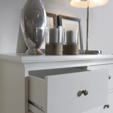Condo White 2 Over 4 Chest of Drawers