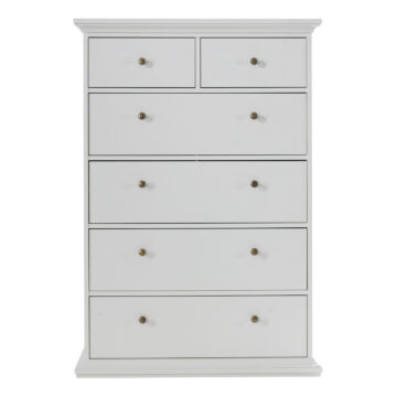 Condo White 2 Over 4 Chest of Drawers
