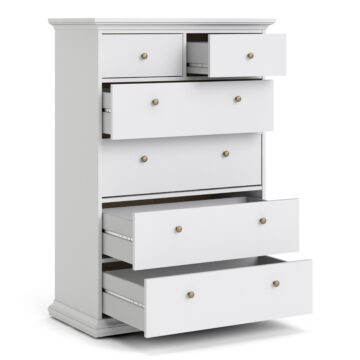 Condo White 2 Over 4 Chest of Drawers