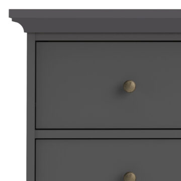 Condo Matt Grey 2 Over 4 Chest of Drawers