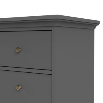 Condo Matt Grey 4 Over 4 Chest of Drawers