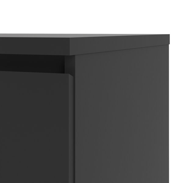 Moderno Chest of 3 Drawers | Black Matte | Self Assembly