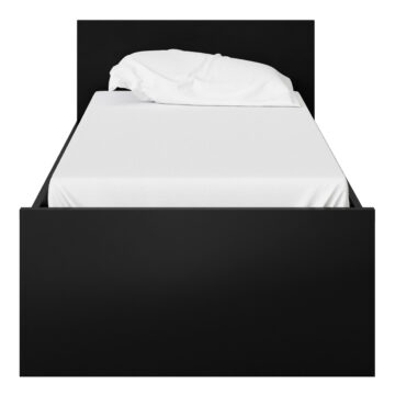 Moderno Matt Black 3′ Single Bed