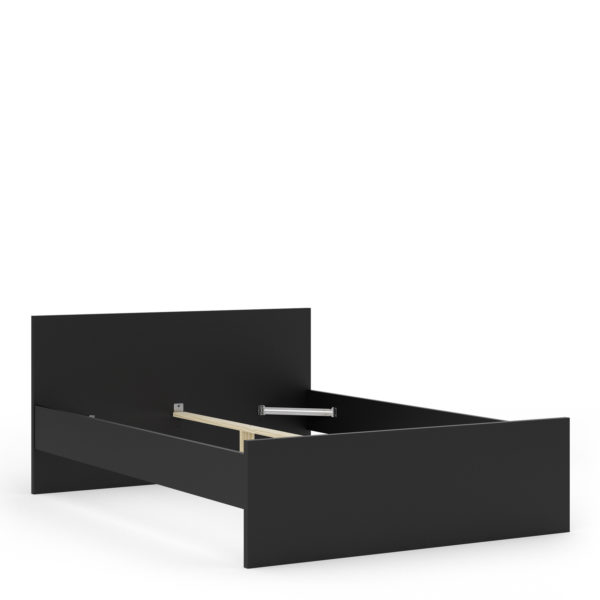 Moderno Double Bed 4ft6 | Black Matte