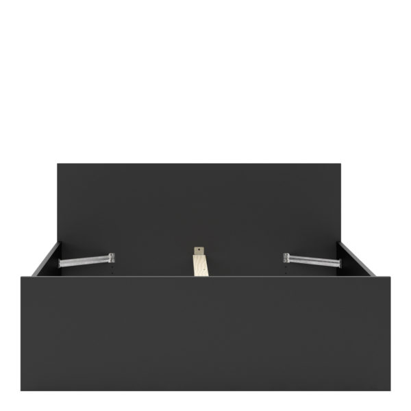 Moderno Double Bed 4ft6 | Black Matte