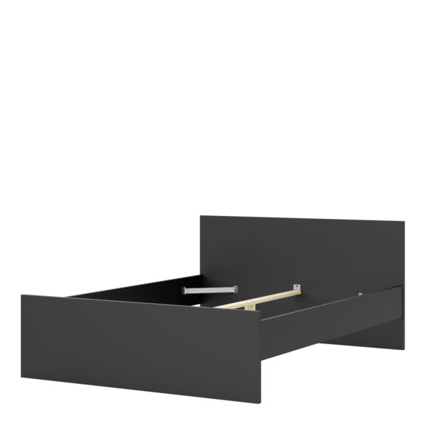 Moderno Double Bed 4ft6 | Black Matte