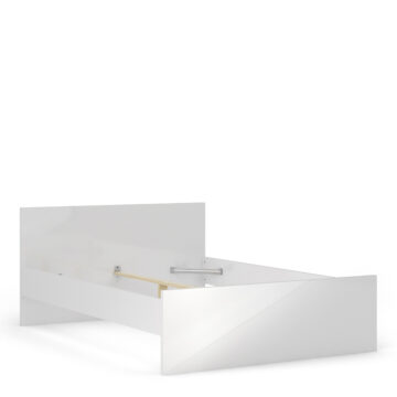 Moderno White 4’6 Double Bed