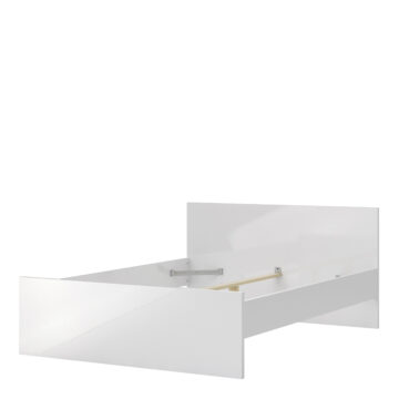 Moderno White 4’6 Double Bed