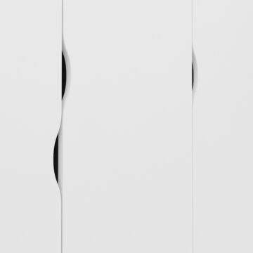 Oslo 3 Door 3 Drawer Wardrobe | White and Oak
