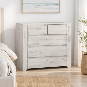 Fiji White Oak 2+3 Chest of Drawers