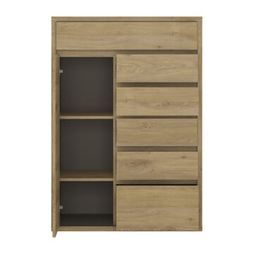 Alnwick 1 Door 6 Drawer Cupboard