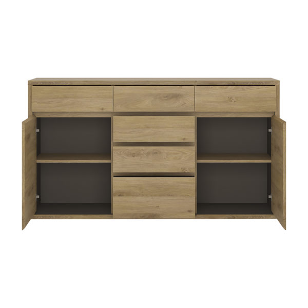 Alnwick 2 Door 6 Drawer Chest | Self Assembly